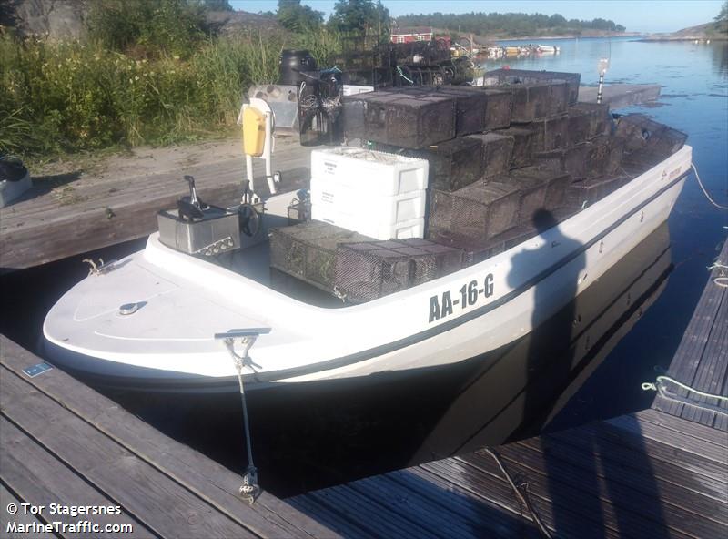 froeya aa-16-g (Fishing vessel) - IMO , MMSI 257102570, Call Sign LF6755 under the flag of Norway