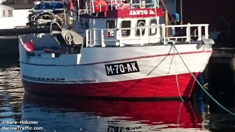 janto jr (Fishing vessel) - IMO , MMSI 257152720 under the flag of Norway