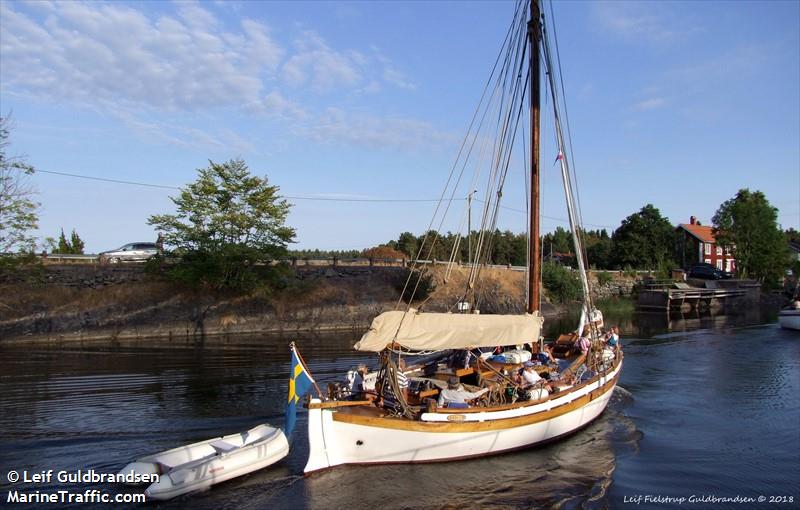 laura (Pleasure craft) - IMO , MMSI 265663840, Call Sign SCGR under the flag of Sweden