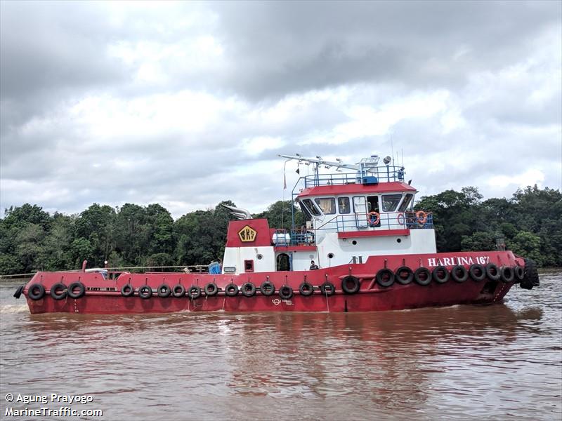 tb.harlina 167 (Towing vessel (tow>200)) - IMO , MMSI 525300311, Call Sign YDB4327 under the flag of Indonesia