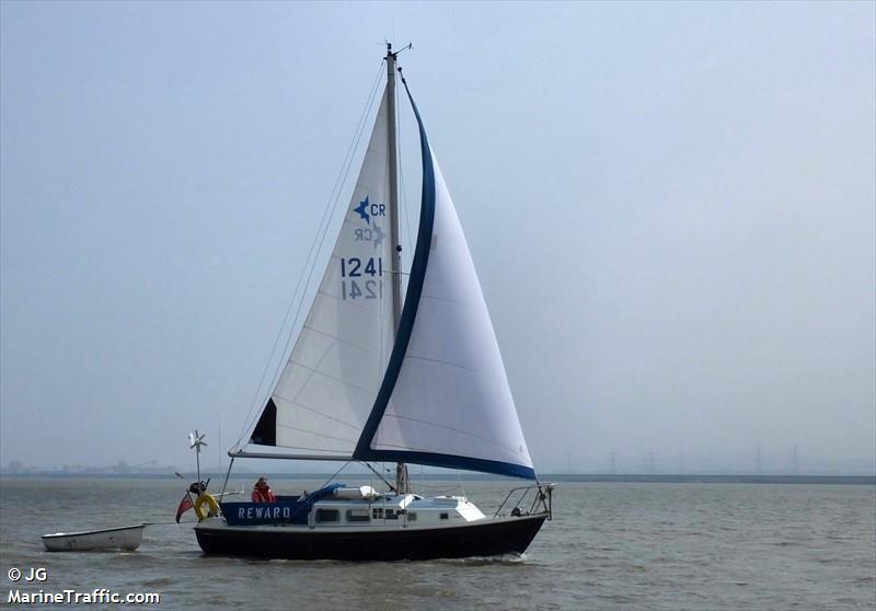 reward (Sailing vessel) - IMO , MMSI 235075673, Call Sign MJUY8 under the flag of United Kingdom (UK)