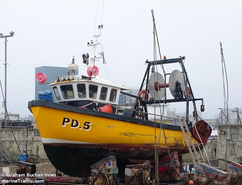 vichana (Fishing vessel) - IMO , MMSI 235112237 under the flag of United Kingdom (UK)