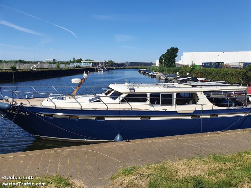 blue note (Pleasure craft) - IMO , MMSI 244060837, Call Sign PH8016 under the flag of Netherlands