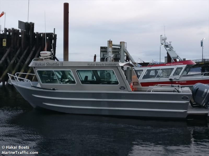 hakai shuttle ii (Passenger ship) - IMO , MMSI 316033848 under the flag of Canada