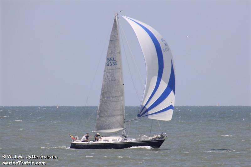 anthea (Sailing vessel) - IMO , MMSI 205894830, Call Sign OP8948 under the flag of Belgium