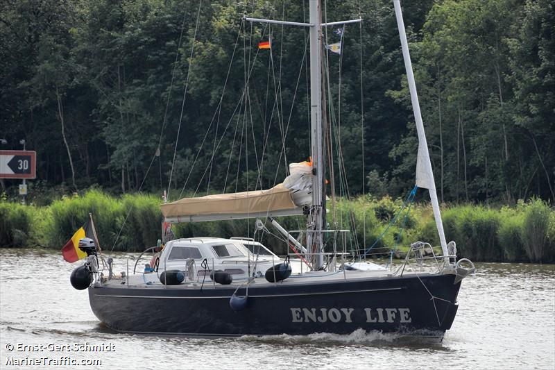 enjoy life (Sailing vessel) - IMO , MMSI 205953930, Call Sign OP9539 under the flag of Belgium