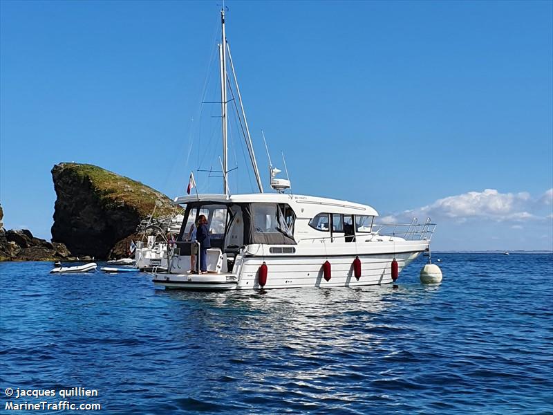 cannelle 4 (Pleasure craft) - IMO , MMSI 227840720, Call Sign BRF668 under the flag of France