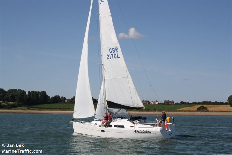 abracadabra (Sailing vessel) - IMO , MMSI 235073283, Call Sign 2CJH8 under the flag of United Kingdom (UK)