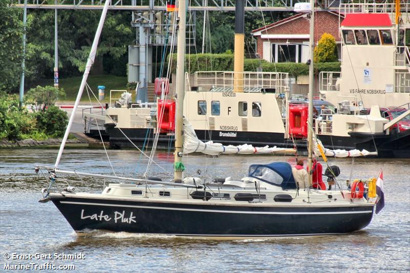 late pluk (Sailing vessel) - IMO , MMSI 244129046, Call Sign PE 8164 under the flag of Netherlands