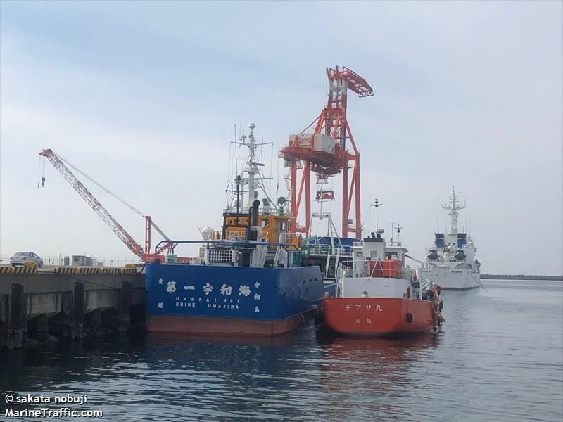 uwakai no.1 (Fishing vessel) - IMO , MMSI 431500240, Call Sign JL6302 under the flag of Japan