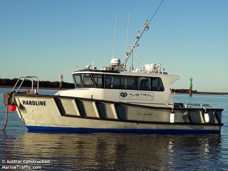 hardline (Towing vessel) - IMO , MMSI 503771100, Call Sign VJN4293 under the flag of Australia