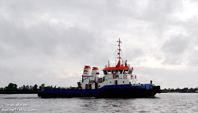 tb. baruna 3 (Tug) - IMO , MMSI 525400310 under the flag of Indonesia