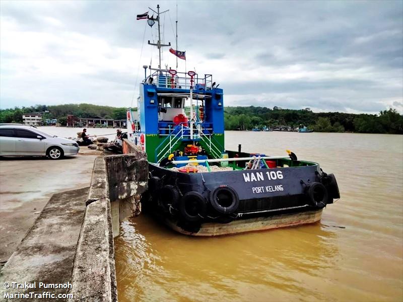 wan 106 (Tug) - IMO , MMSI 533131118, Call Sign 9M2061 under the flag of Malaysia