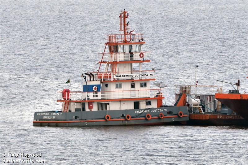 waldemiro lustoza vi (Tug) - IMO , MMSI 710000794, Call Sign PQ5545 under the flag of Brazil