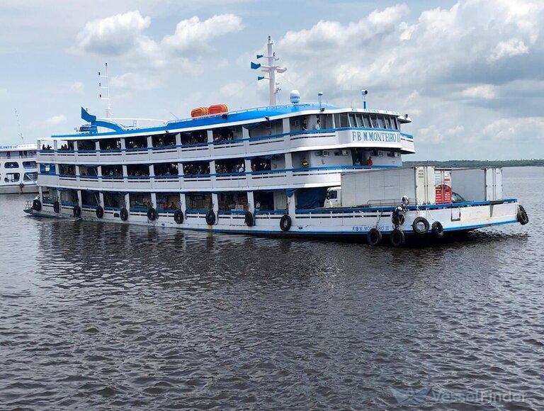 fb m.monteiro ii (Passenger ship) - IMO , MMSI 710001953, Call Sign P02461 under the flag of Brazil