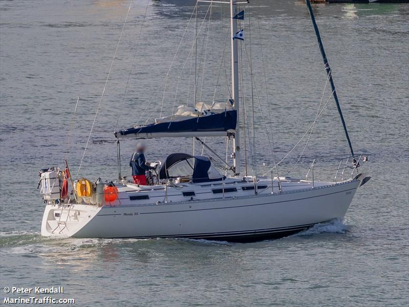 danu (Sailing vessel) - IMO , MMSI 232011739, Call Sign MBZU4 under the flag of United Kingdom (UK)