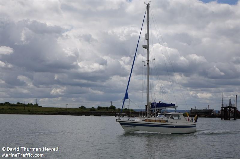 skirmisher (Sailing vessel) - IMO , MMSI 235095381, Call Sign 2FYS2 under the flag of United Kingdom (UK)