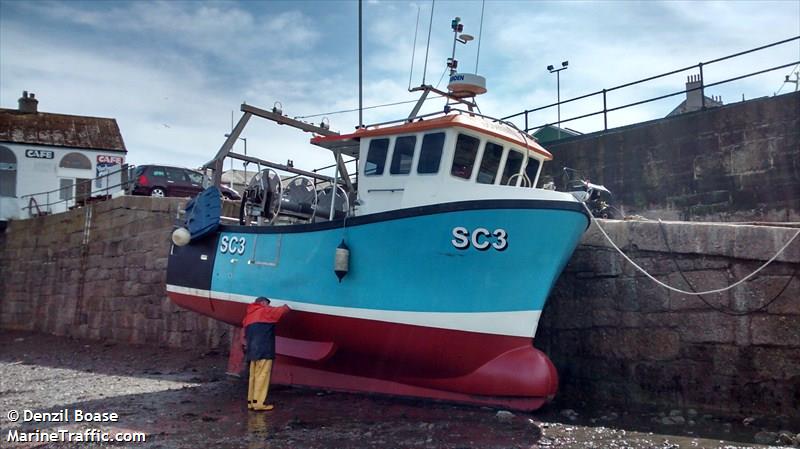 sowenna iii (Fishing vessel) - IMO , MMSI 235103741, Call Sign 2HHQ9 under the flag of United Kingdom (UK)