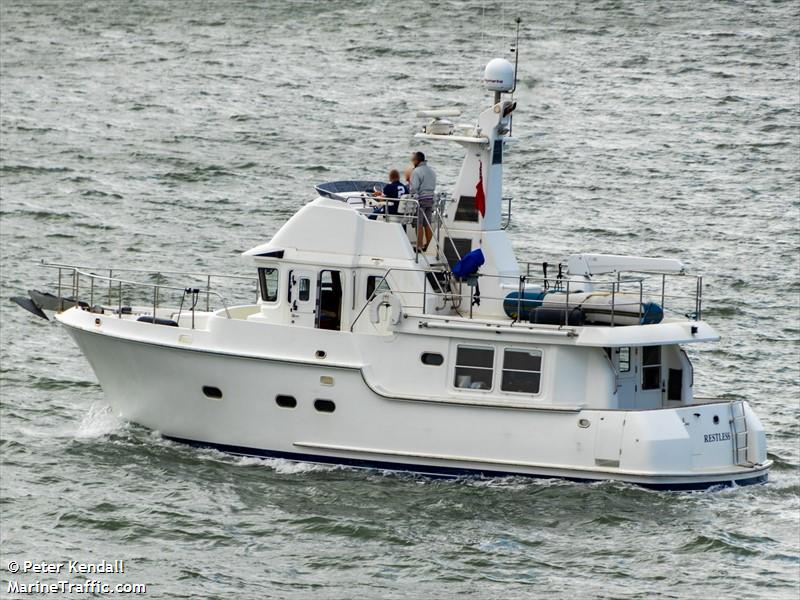 restless (Pleasure craft) - IMO , MMSI 235074417, Call Sign 2COD2 under the flag of United Kingdom (UK)