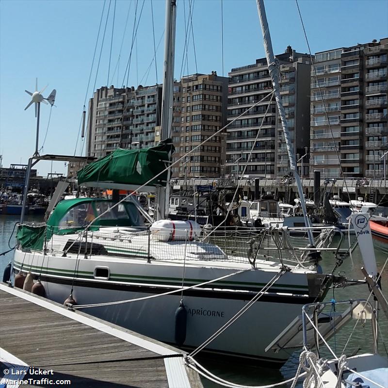 capricorne (Sailing vessel) - IMO , MMSI 244690954, Call Sign PB7277 under the flag of Netherlands