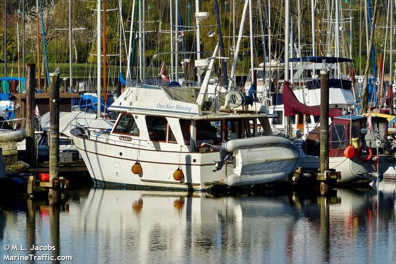 one star shining (Pleasure craft) - IMO , MMSI 316008245 under the flag of Canada