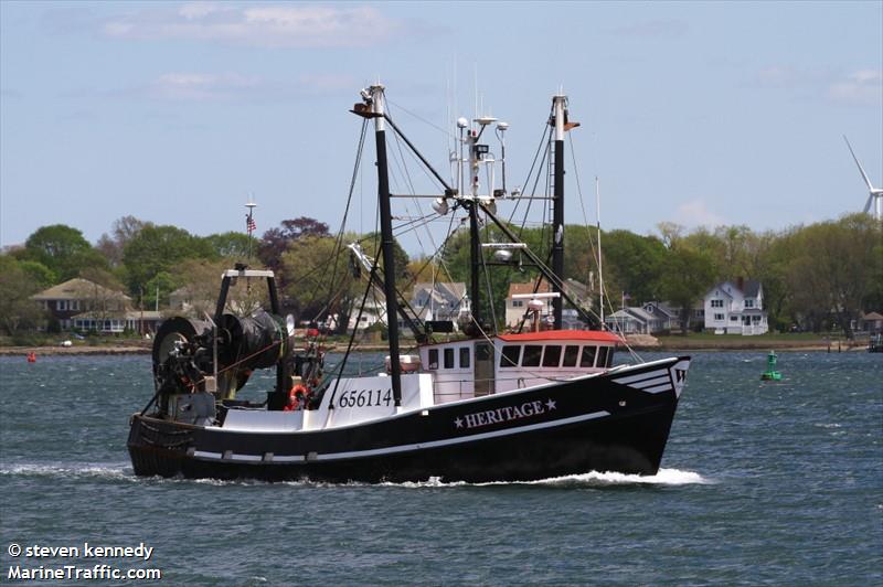 heritage (Fishing vessel) - IMO , MMSI 367142820, Call Sign WDD4298 under the flag of United States (USA)