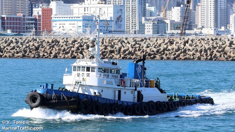 3samyang (Tug) - IMO , MMSI 440105860, Call Sign 921270 under the flag of Korea