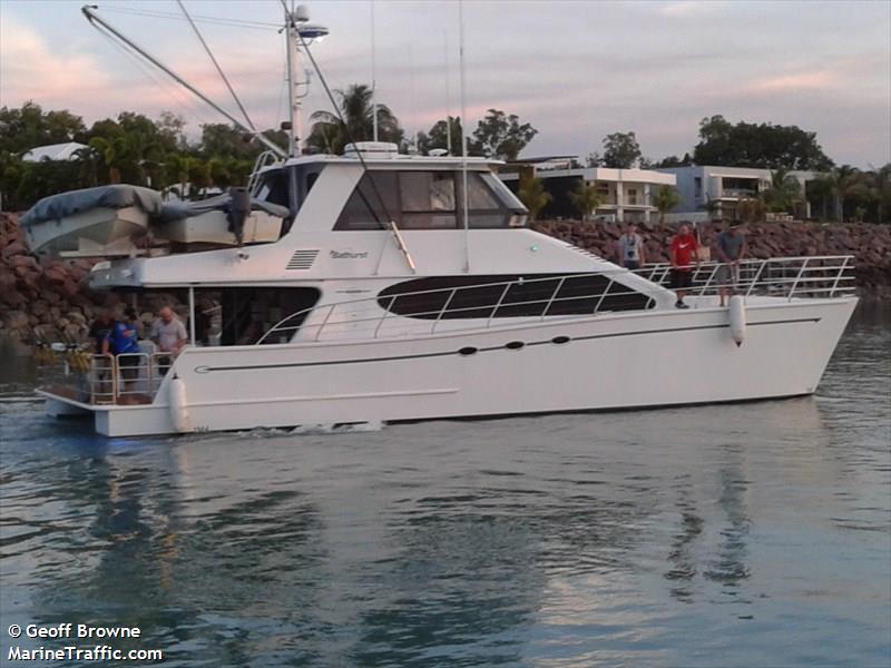 bathurst (Pleasure craft) - IMO , MMSI 503425100 under the flag of Australia