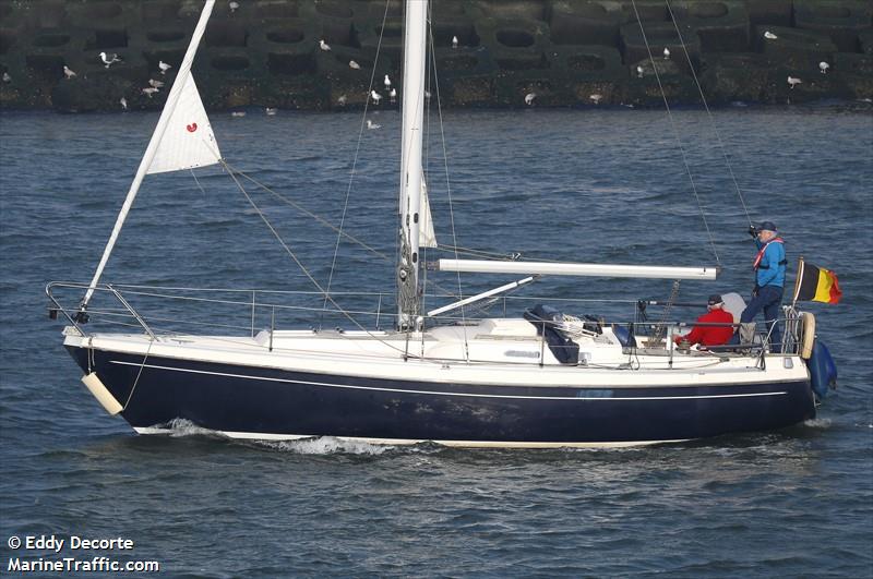 bloewie (Pleasure craft) - IMO , MMSI 205850800, Call Sign OS8508 under the flag of Belgium