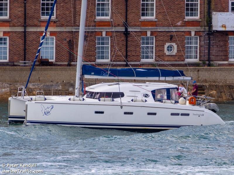 nike (Sailing vessel) - IMO , MMSI 232021740, Call Sign MFDS6 under the flag of United Kingdom (UK)