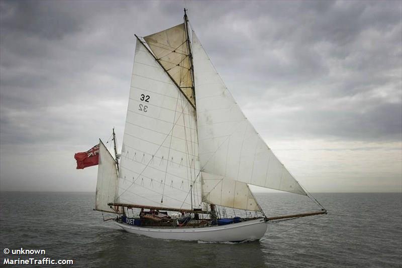 duet (Sailing vessel) - IMO , MMSI 235015375, Call Sign MMPS under the flag of United Kingdom (UK)