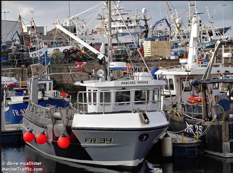 angus john (Fishing vessel) - IMO , MMSI 235086346, Call Sign 2EMI3 under the flag of United Kingdom (UK)