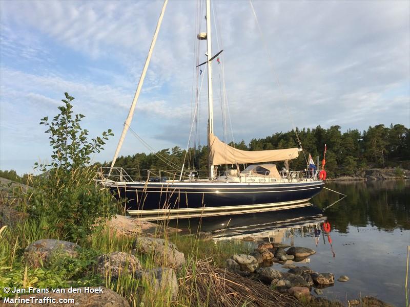 windroos (Sailing vessel) - IMO , MMSI 244870779, Call Sign PG3680 under the flag of Netherlands