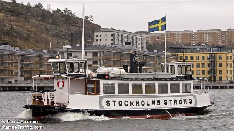 stockholms strom 3 (Passenger ship) - IMO , MMSI 265585430, Call Sign SEIG under the flag of Sweden