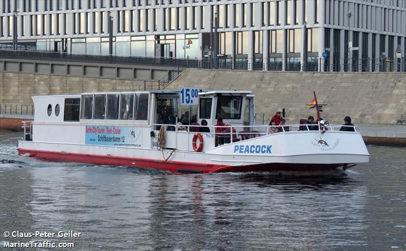 peacock (Passenger ship) - IMO , MMSI 211551133, Call Sign DC9584 under the flag of Germany