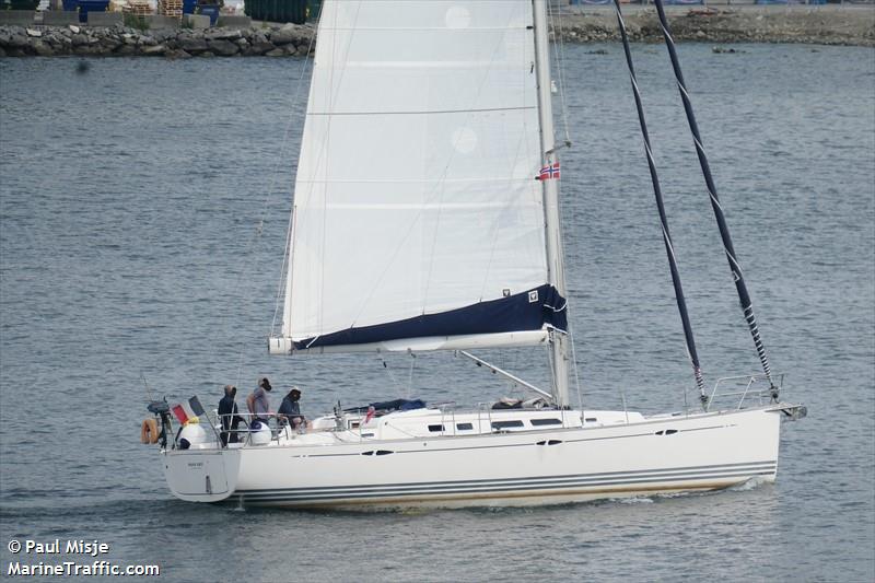 kay oti (Sailing vessel) - IMO , MMSI 227156190, Call Sign FAA7820 under the flag of France