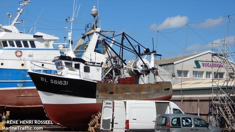 fv odette marcel (Fishing vessel) - IMO , MMSI 227319040, Call Sign FJ9112 under the flag of France