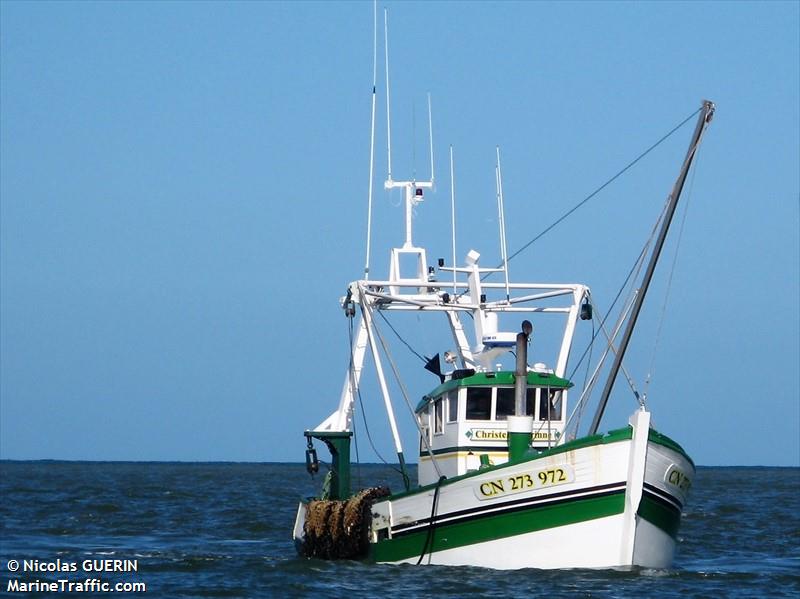 christelle corinne (Fishing vessel) - IMO , MMSI 227322820, Call Sign FI8828 under the flag of France