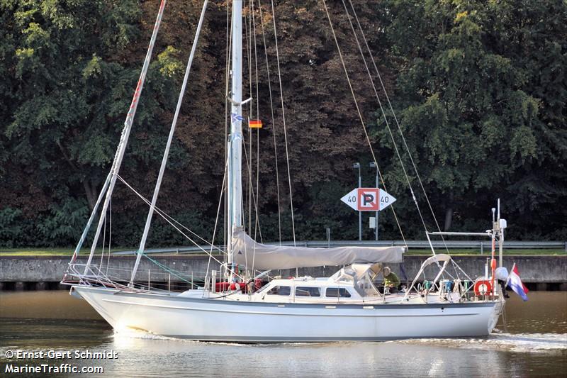 ladigue (Sailing vessel) - IMO , MMSI 244830068, Call Sign PG9547 under the flag of Netherlands