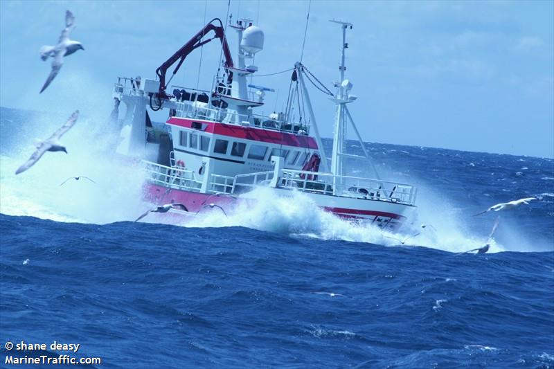 ocean pioneer (Fishing vessel) - IMO , MMSI 250000884, Call Sign EIAX8 under the flag of Ireland