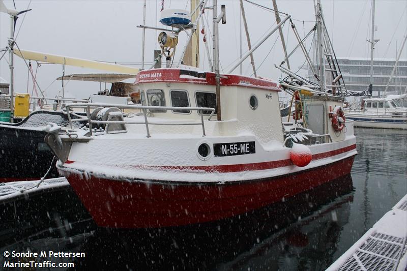 stine maya (Fishing vessel) - IMO , MMSI 257147820, Call Sign LK3190 under the flag of Norway