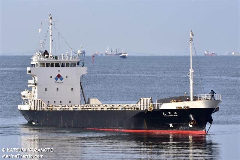 kiyoshio maru (Cargo ship) - IMO , MMSI 431000145, Call Sign JD2365 under the flag of Japan