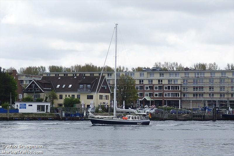 wir (Sailing vessel) - IMO , MMSI 211216330 under the flag of Germany