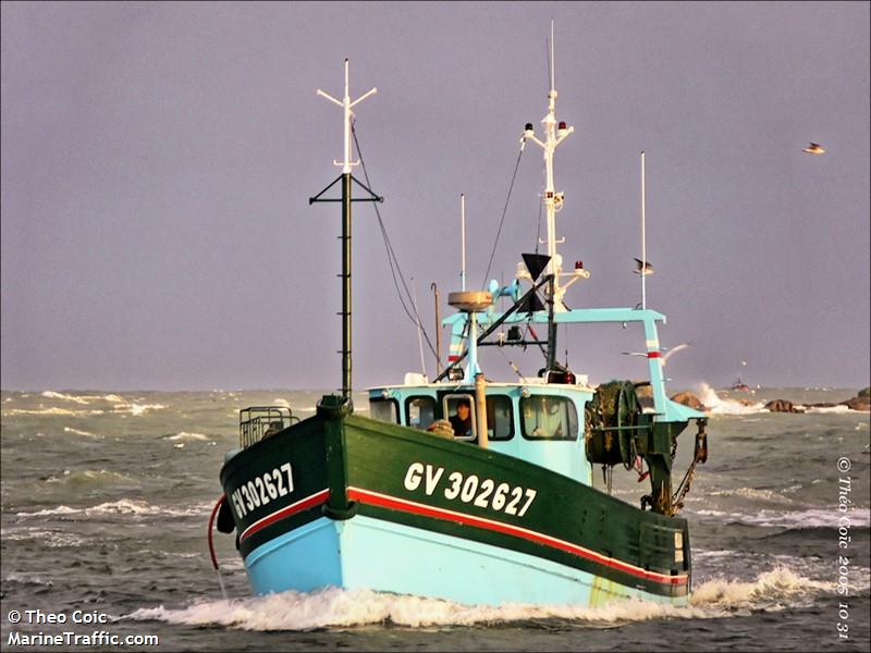 oxalis (Fishing vessel) - IMO , MMSI 227318160 under the flag of France