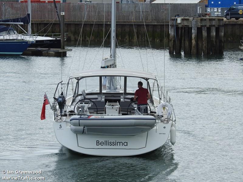 bellissima (Sailing vessel) - IMO , MMSI 232027499, Call Sign MHH18 under the flag of United Kingdom (UK)