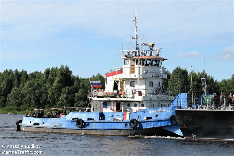 shlyuzovoy-72 (Tug) - IMO , MMSI 273313460 under the flag of Russia