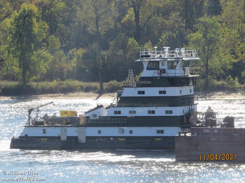 chippewa (Towing vessel) - IMO , MMSI 367004920, Call Sign WDC3265 under the flag of United States (USA)