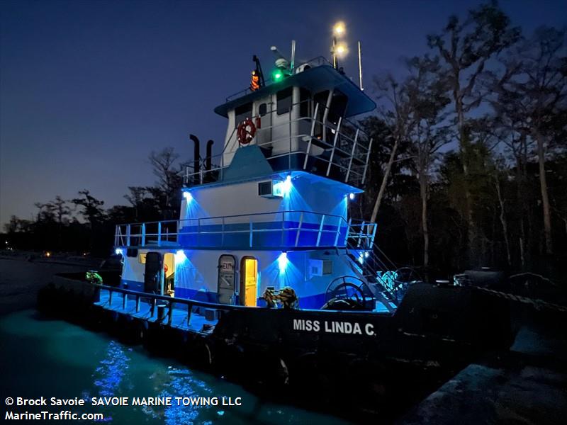 miss linda c (Tug) - IMO , MMSI 367413340, Call Sign WDE9092 under the flag of United States (USA)