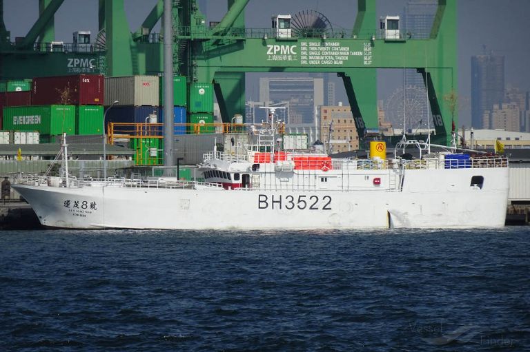 yun mao no8 (Fishing vessel) - IMO , MMSI 416005942 under the flag of Taiwan