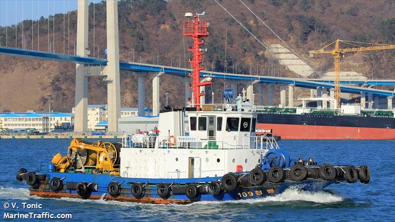 109 chung ryong (Tug) - IMO 9239692, MMSI 440000240 under the flag of Korea